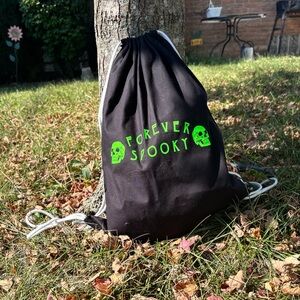 Forever Spooky Drawstring Cinch Bag
